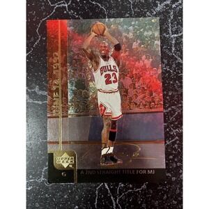 1999 Upper Deck #MJ2 June 14 1992 A 2nd Straight‎ Title For MJ Gatorade